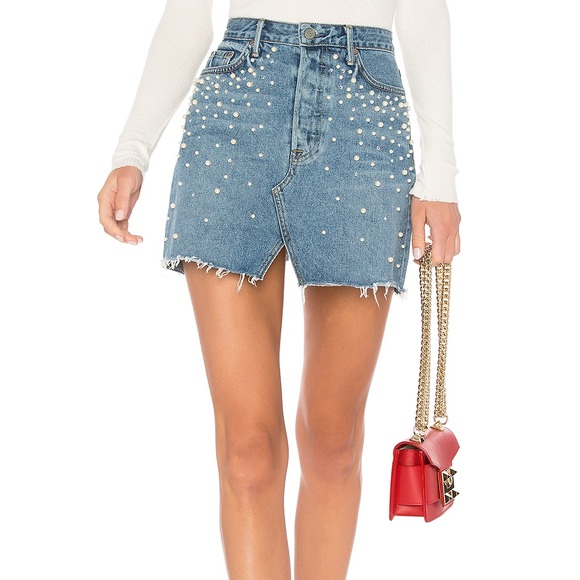 ✨ GRLFRND Milla Embellished Mini✨Size 27 - Picture 1 of 8